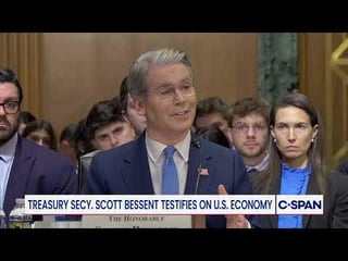Elizabeth Warren pressed Scott Bessent over President Trump’s stock trades: “President Trump is not sitting…