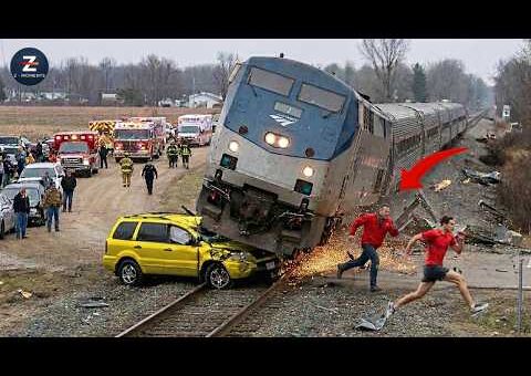 Moments Filmed Seconds Before Disaster | Most Unbelievable Train Moments Caught on Camera! #1