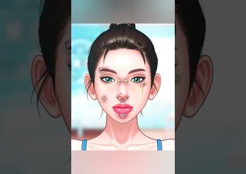 💎😖 [ASMR] Refreshing Face Piercing Removal Compilation#animation