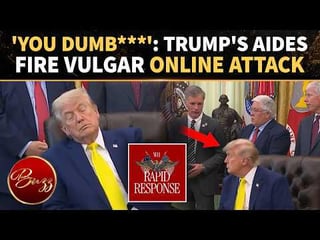 Trump ‘Sleepy’ Video Sparks White House MELTDOWN: POTUS’ Aides Launch VULGAR Insult-Filled Rant
