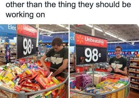 Not even employed here