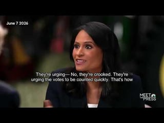Trump: Your elections in this country, we’re like a third world country. Your elections are…