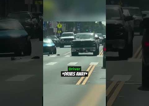 Karens Get Instant Karma From Truck Driver #shorts