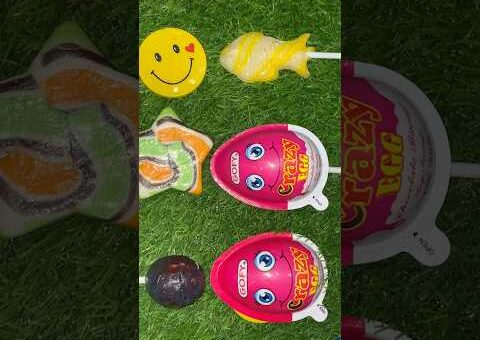 Crazy Colorful Fish lollipop Surprise | Unwrapping Chupa Chups Lollipop Treats | Satisfying Video
