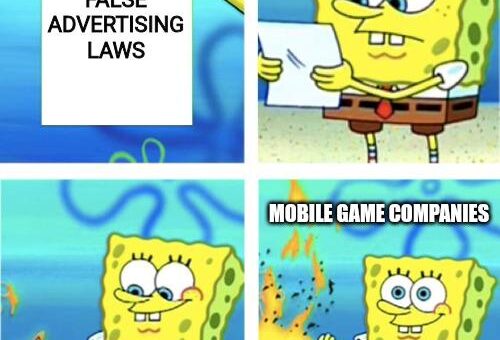 Brainrot ads that show fake gameplay