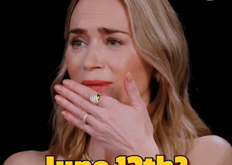 Confused Emily Blunt GIF by First We Feast