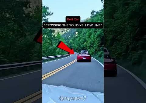 Red Car Driver Gets Instant Karma #karma #shorts