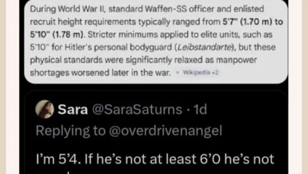 Height requirements be crazy now