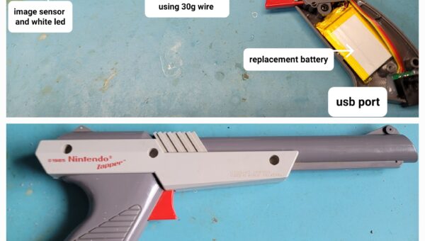 My barcode scanner broke so I fixed it. And shoved it into an nes zapper