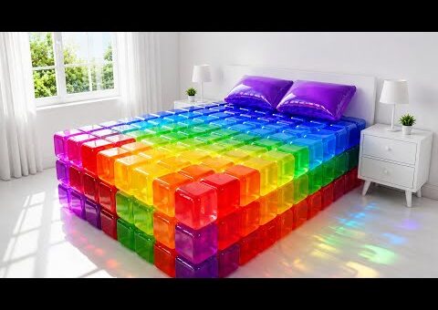 Ultimate ASMR Bed Compilation 4K | Spoon, Jelly, Watermelon, Donut & Dragon Fruit Beds