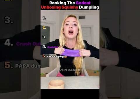 Ranking The Funniest squishy dumpling unboxing moments 🥟💥