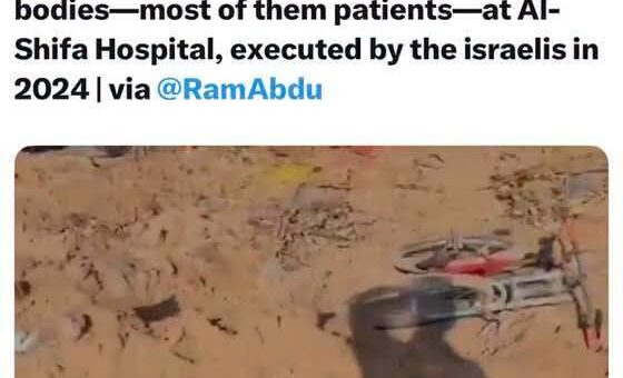 This is why the israelis still dont let the world’s media into Gaza