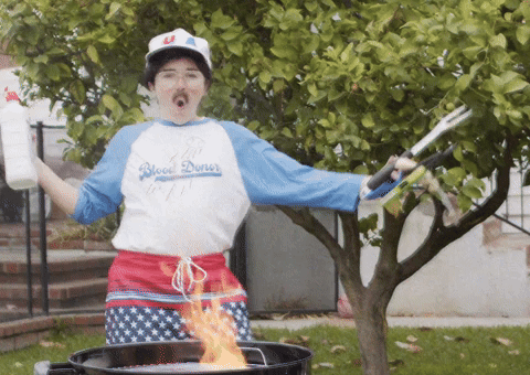 Grilling Fathers Day GIF by Natalie Palamides
