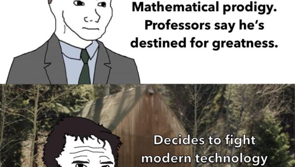 From Harvard graduate to the Unabomber
