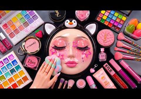 Satisfying Video How I Do Watermelon Makeup | Cream & Foundation Relaxing ASMR for Stress Relief
