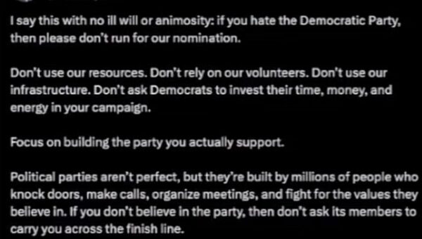 Watch as they try and push the progressive movement off the cliff