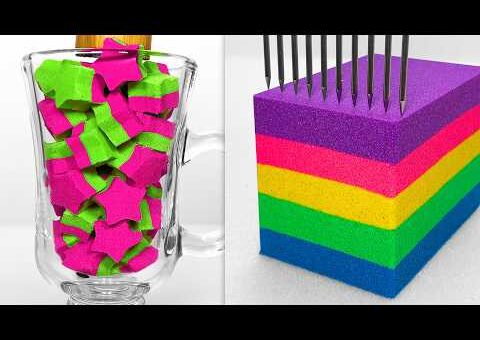 Very Satisfying and Relaxing 366 Kinetic Sand ASMR