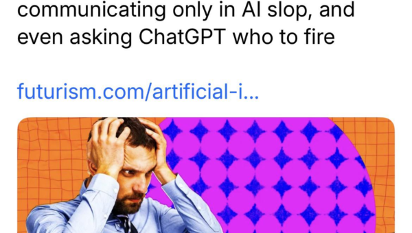 may as well replace management with A.I