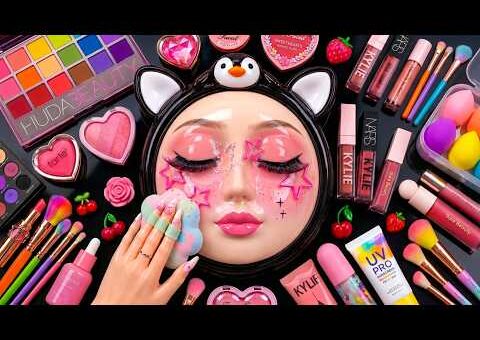 Satisfying Video How I Make Skincare Makeup on Watermelon | Relaxing ASMR for Sleep & Stress Relief