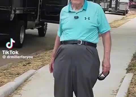 I haven’t seen swagger like this since televisions had ears.  Good man