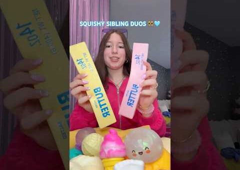Squishy NeeDoh Duos in my Fidget Collection! 👯‍♀️💕 *squishy challenge*
