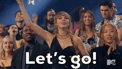 Excited Lets Go GIF by 2024 MTV Video Music Awards