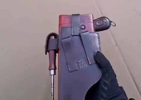 1917 German Broomhandle Red