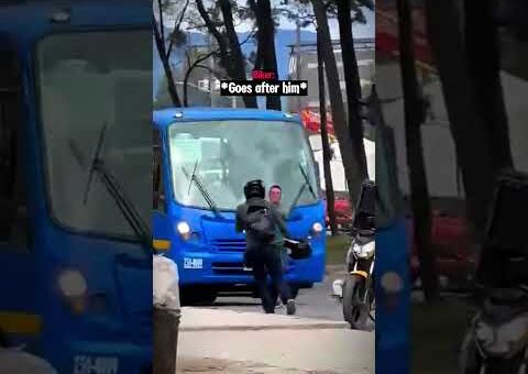 Man Taunting Bikers Gets Instant Karma
