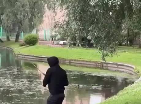 Fisherman just gained a loyal sidekick
