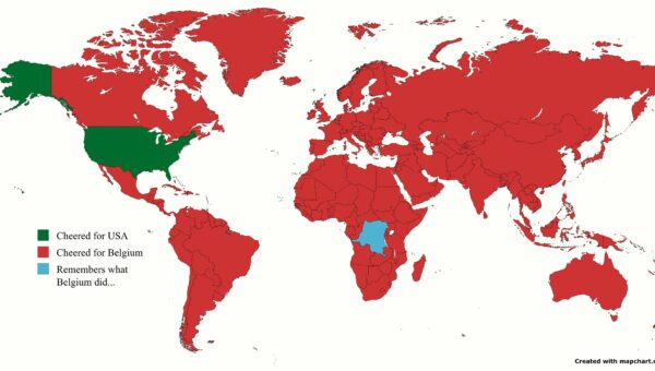 Who cheered for who during Belgium vs USA at the 2026 World Cup