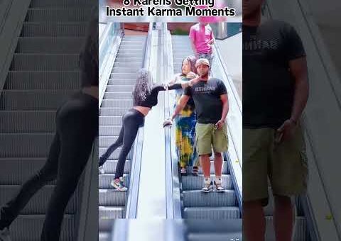Karens getting instant karma moments #karen #militaryreunion #instant #karma #moments