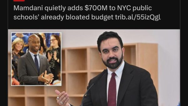 “Giving money to schools is bad.” :)