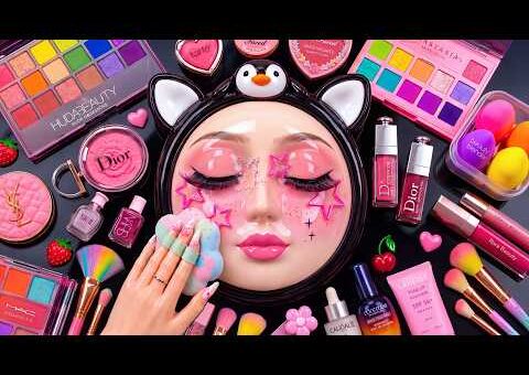 Satisfying Video How I Make Skincare Makeup on Watermelon | Relaxing ASMR for Sleep & Stress Relief