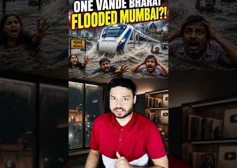 This 1 Vande Bharat Train Caused WATER FLOOD in Mumbai! Know How! #shorts
