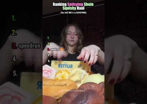 Ranking Most Satisfying Shein Squishy Haul
