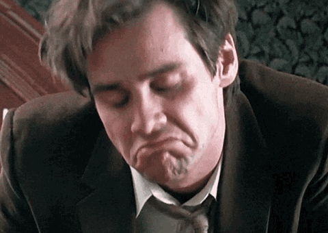 Sad Jim Carrey GIF by the innernette