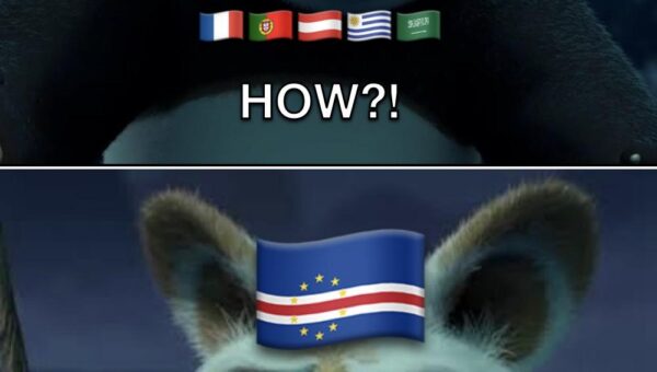 Now the Cape Verde vs Spain 0-0 is even more immortalized