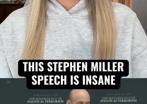 Sarah Matthews reacts to Stephen Miller’s speech on left wing terrorism: “This isn’t about stopping…
