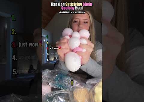 Ranking Most Satisfying Shein Squishy Haul 5