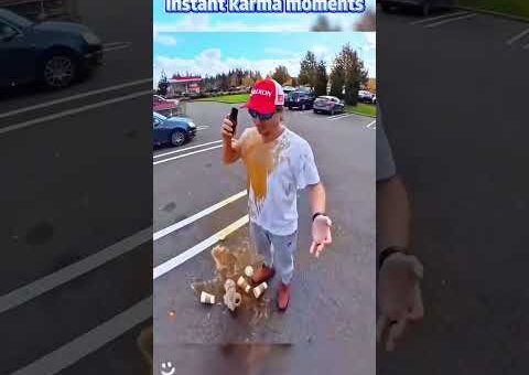Karens getting instant karma moments #karen #militaryreunion #instant #karma #moments