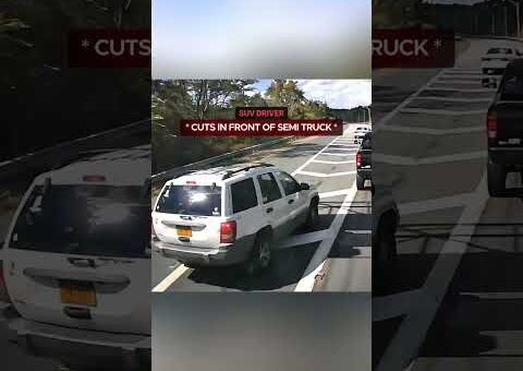 Cop Probably Said It’s Your Lucky Day Pal #truck #instantkarma #idiotsincars #dashcam