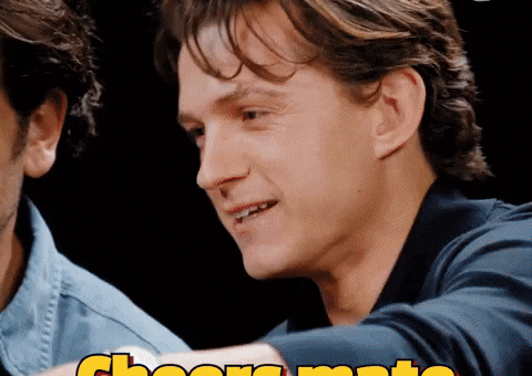 Tom Holland Drinking GIF by First We Feast
