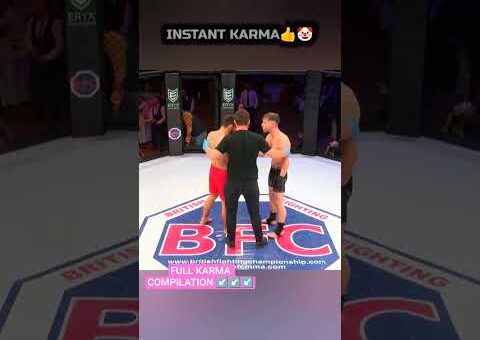 INSTANT KARMA 🤡 Dirty Handshake 🤝 First Punch – Knockout