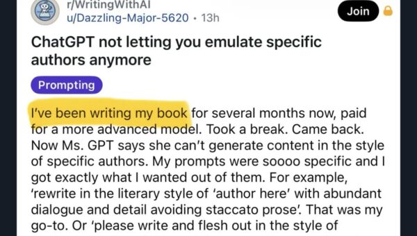No such thing as an AI creator
