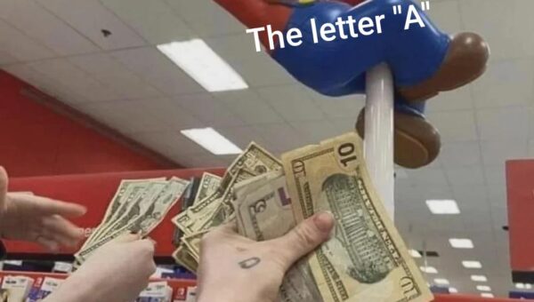 The lettter A