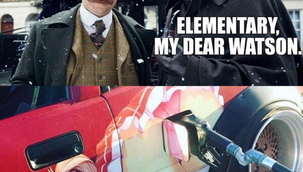 Some mysteries solve themselves
