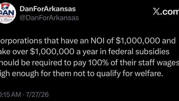 Welfare for Billionaires and rugged individualism for everyone else…
