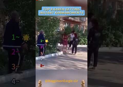 Karens getting instant karma moments #karen #militaryreunion #instant #karma #moments