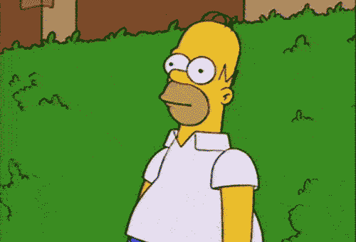 Scared Homer Simpson GIF by reactionseditor