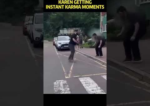 Instant Karma 🤣 #karma #funny #reaction